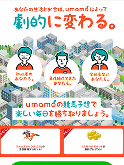 競馬予想サイト umamo(ウマモ) 口コミ 評判 検証