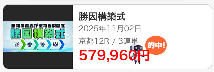 えーあいNEO 的中実績