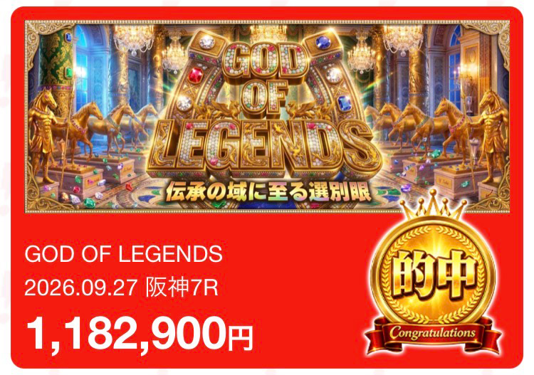 勝馬サプライズ‐ULTRA‐ 的中実績