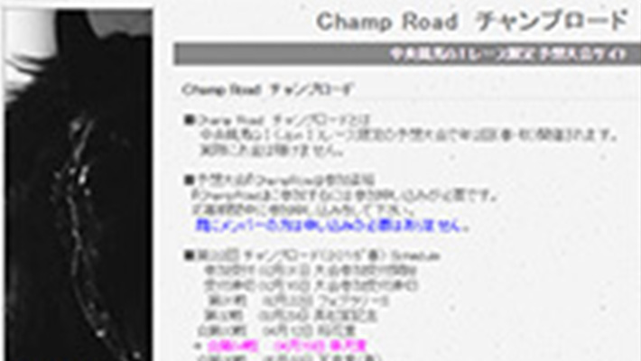 競馬予想サイト チャンプロード