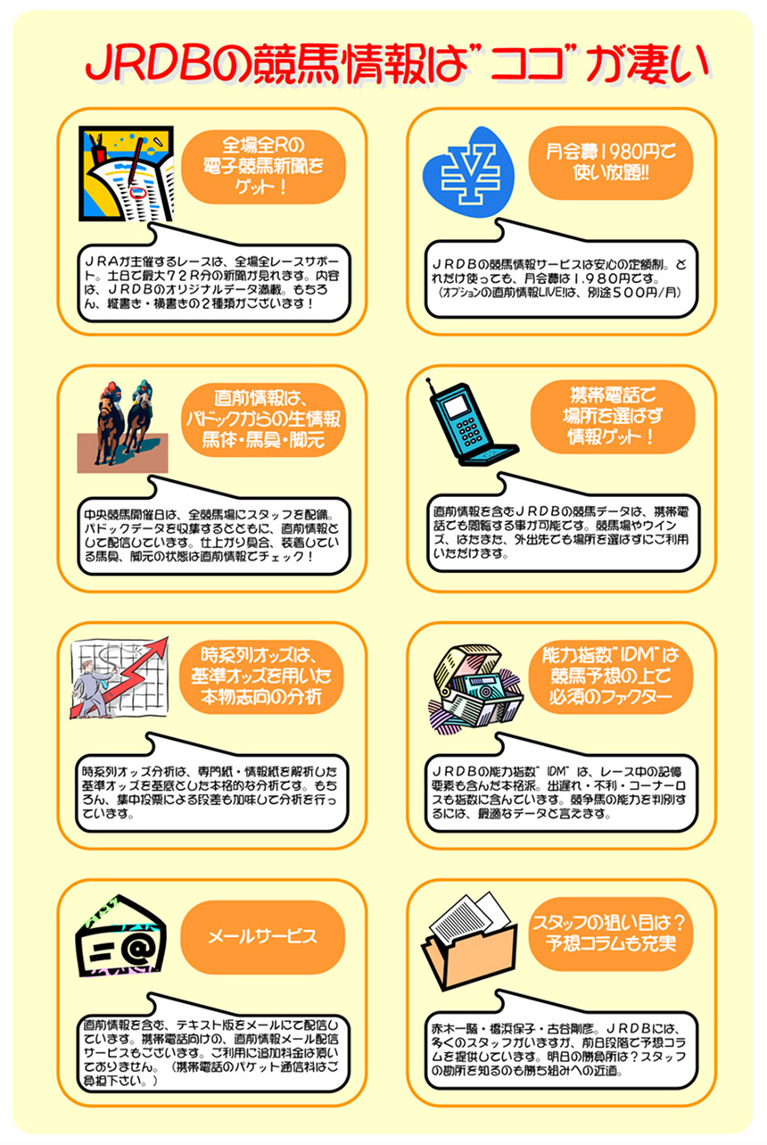 競馬予想サイトJRDB( ジェイ・アール・デー・ビー )