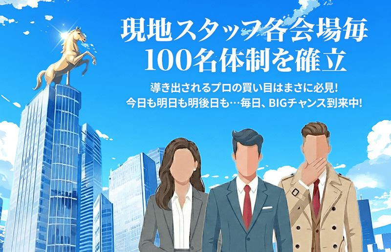 現地スタッフ100名体制