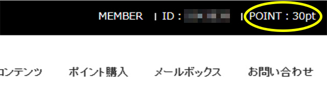 30ptが付与されている部分