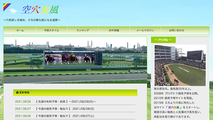 競馬予想サイト空穴来風