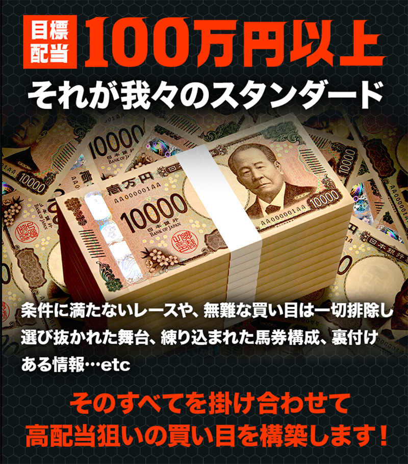 目標配当１００万円以上
