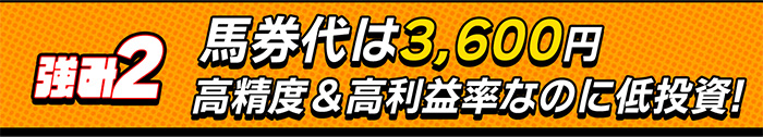二つ目は、的中率と利益率の高さ