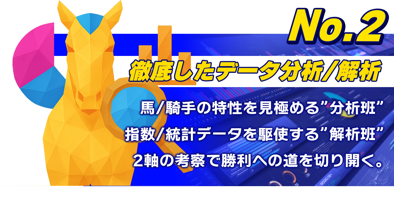 徹底したデータ分析・解析