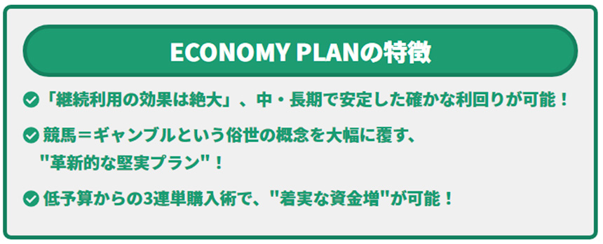 ECONOMY PLAN(エコノミープラン)　土曜版・日曜版