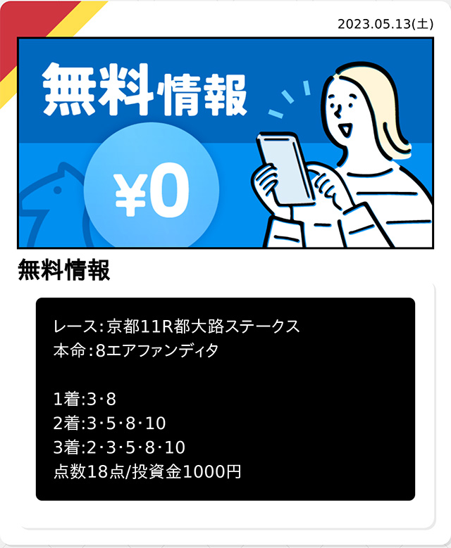 うまはいぱーの無料情報の検証